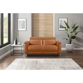 PLACES OF STYLE 2-Sitzer »Lund«, manueller od. elektrischer Relaxfunktion und USB-A braun