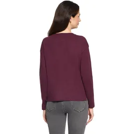 Betty Barclay Strickpullover Schwarz Aubergine 40