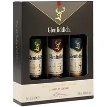 Glenfiddich 40% vol 0,15 l Geschenkset
