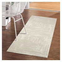 Carpet City Teppich Kurzflor Wohnzimmer - Beige - 80x150