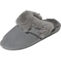 Lammfell Hausschuhe - MALIBU GRAU - Schuhgröße: EUR 39 - 39