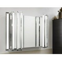 Camargue LED-Spiegelschrank Flexilight  (B x H: 92,3 x 65 cm, Mit Beleuchtung, Spanplatte, Weiß)