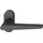 FSB Rahmentürdrücker 09 1005 Hochhaltefeder B ovale Rosette Aluminium Schwarz