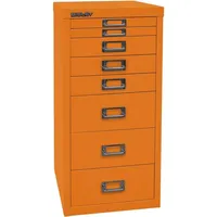 BISLEY MultiDrawer Schubladenschrank 27,9 x 38 x 59 cm orange