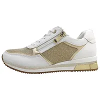 Marco Tozzi Sneaker Low Damen Weiß/Gold 41