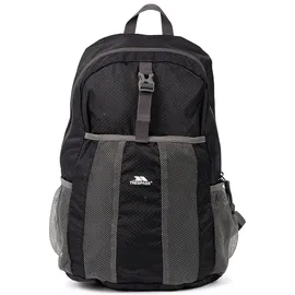 Trespass Turzo Packaway Rucksack Schwarz