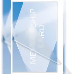 GBC Card Laminierfolien Visitenkarte & Kreditkarte Glänzend 125 Mikron (2 x 125) Transparent 100 Stück