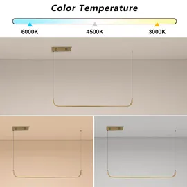 Immax Neo 07227L LED Pendelleuchte PATTINI LED/26W/230V Tuya+FB | Gold