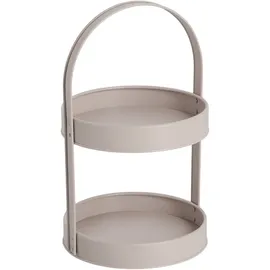 Zeller Etagere, Metall, Greige