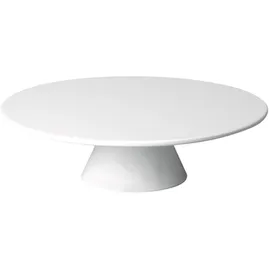 APS 83890 Servier- und Tortenplatte CASUAL, Ø 31 cm, Höhe 8 cm, Melamin, weiß