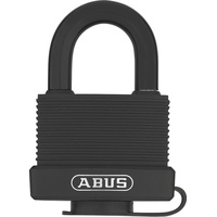 ABUS Messing-Vorhängeschloss Aqua Safe 70IB/50 gl.-6401 - gleichschließend - wetterfest - Edelstahlbügel für extra Korrosionsschutz - Kunststoffummantelung - ABUS-Sicherheitslevel 6