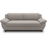 DOMO. collection Sofa Panama, 3-Sitzer, 3er Couch, Garnitur, 3-2-1 Sofa, 91 x 207 x 80 cm (BxTxH), taupe