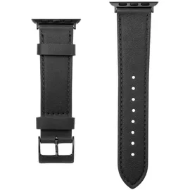 FIXED Leather Strap für Apple Watch 42/44/45/Ultra 49mm - schwarz