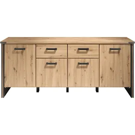 Home Affaire Sideboard 207 x 42 x 88 cm Braun