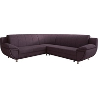 TRENDMANUFAKTUR Ecksofa Rondo II, L-Form, wahlweise mit Federkern, wahlweise mit Bettfunktion braun