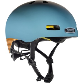 NUTCASE Street-Large-Blue Steel Helmets, angegeben, L
