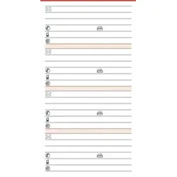 BSB Ersatzeinlage A5 Adressen 50 Blatt 02-0052 Telefon