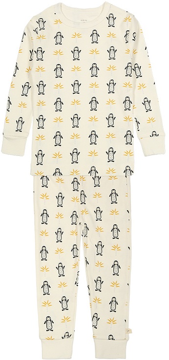 FRESK - Schlafanzug PINGUIN in weiß, Gr.92