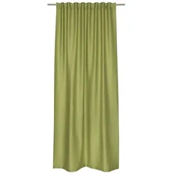 Vorhang ESPRIT "Canvas" Gr. 2, grün, B:130cm H:225cm, Polyacryl, Polyester, Gardinen, Maßanfertigung