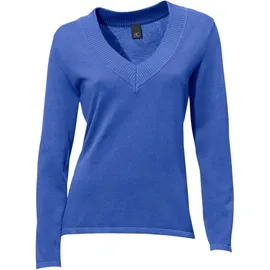 Heine V-Pullover Blau 50