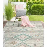 the carpet Palma – Moderner Teppich, Pflegeleicht & Langlebig, Für Wohnzimmer & Schlafzimmer, auch Wetterfest & UV-beständig für Balkon & Terrasse, Creme, 160 x 230 cm