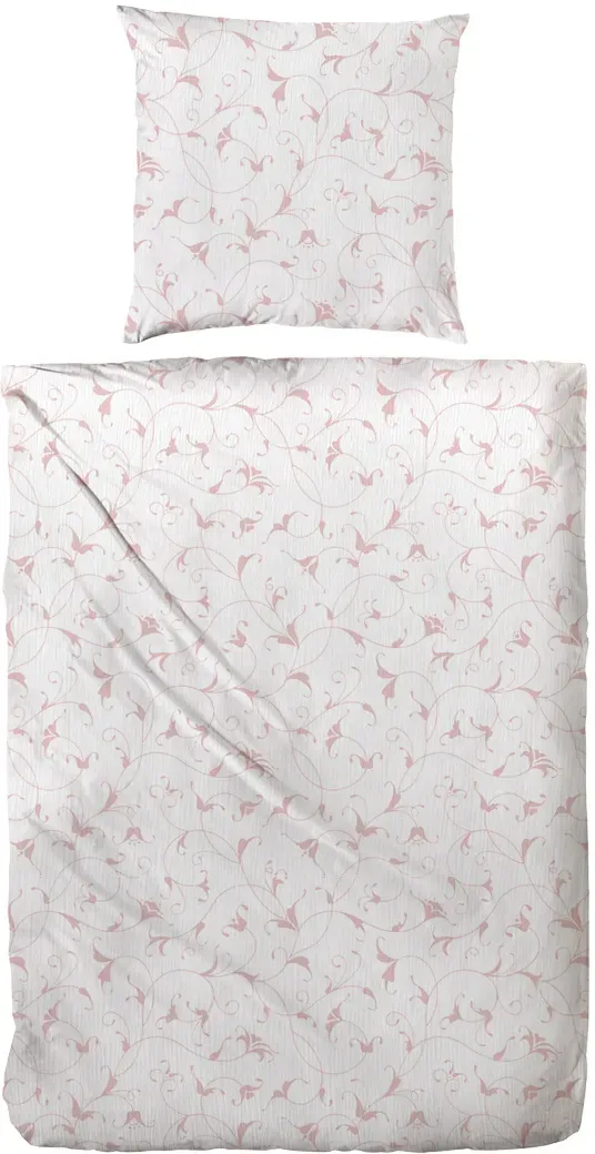 Bettwäsche Bio-Crèpe (155x220cm, mit 1 Kissen) - 155x220cm, mit 1 Kissen