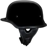 RQTEUYE Vintage Deutsche Motorrad Jethelm ECE-Zertifizierung, Halbhelme Halbschalenhelm mit Schutzbrille Chopper Helm für Cruiser Street Scooter mit Schnellverschlussschnallen 22.4-24.4in