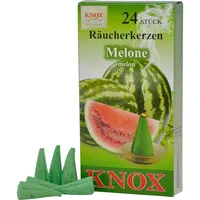 Knox Knox, Duftkerzen, Räucherkerzen - Melone 24 Stk., Kegel