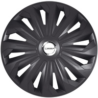 Michelin Radkappen 14 Zoll Universal Radzierblenden 4er Set Fürs Auto ABS Kunststoff | Schwarz