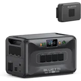 BLUETTI Solar Generator Apex 300 & Charger 2 (separat versendet), 2764,8Wh LiFePO4, 3840W AC (7680W Spitze), 1200W Lichtmaschinen-Lader, 2,8 Std. Schnellladung fürs Auto, ideal für Roadtrips