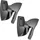 Vogel's VLB 500 Lautsprecher Wandhalterung Set Schwenk- + neigbar 2 St. schwarz | Gr.: onesize