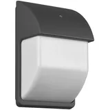 Trio - Hausnummernleuchte Mersey Anthrazit mit Dämmerungssensor, Höhe 27cm