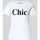 More & More T-Shirt Perlenschriftzug Weiß 46
