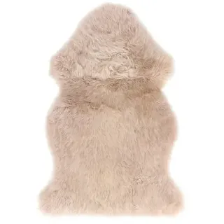 Lammfell  (Beige, Länge: 90 cm, 100 % Echtfell)