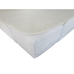 Matratzenauflage Molton mit Eckgummi DUKAL, 160×220 cm, aus hochwertigem Kalmuck-Molton, 100% Baumwolle, Made in Germany