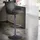 FineBuy Barhocker 86 - 106 cm Samt Schwarz