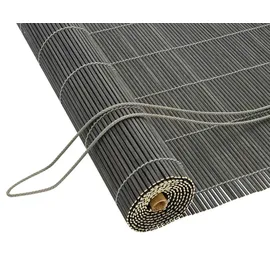 vidaXL Bambusrollo 40 x 220 cm grau