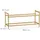 Relaxdays Sandra 33,5 x 69,5 x 26 cm offen / gold