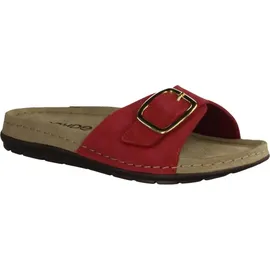 ROHDE Damen Pantolette aus Leder mit Schnalle und Memory-Fußbett Rodigo-D 5875, Größe:40 EU,