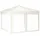 vidaXL Partyzelt Faltbar mit Mesh-Seitenwänden Creme 3x3 m
