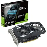 Asus Dual GeForce GTX 1650 4 GB Grafikkarte - PCI-Express - Schwarz/Silber