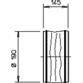 Helios Ventilatoren Flexible Manschette FM 180 EX