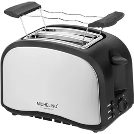 Michelino Toaster Schwarz/Silber