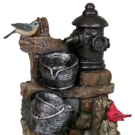 Harms Import Gartenbrunnen Spring Zier Kaskade Stein Optik Eimer