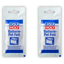 2x 10g LIQUI MOLY 3139 Batterie-Pol-Fett Spezial Fett Anti Korrosion