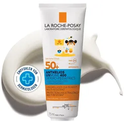La Roche Posay Anthelios Sonnenmilch für Kinder LSF 50+: Effektiver Sonnenschutz mit Mexoryl 400 Filtertechnologie und Antioxidantien + Lipikar Baume Ap+M Körperbalsam Mini  Gratis