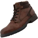 Mustang Schnürstiefel Herren Braun 43