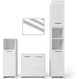 Vicco Badmöbel Set Kiko Weiß (1S220822)
