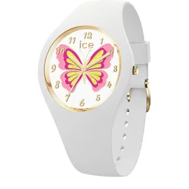ICE-Watch Fantasia Butterfly Lily Gehäusebreite 0 mm Plastikarmband Weiß S