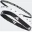 adidas Multiple Width Training Haarbänder 3er-Pack Black / White Erwachsene (M/L)
